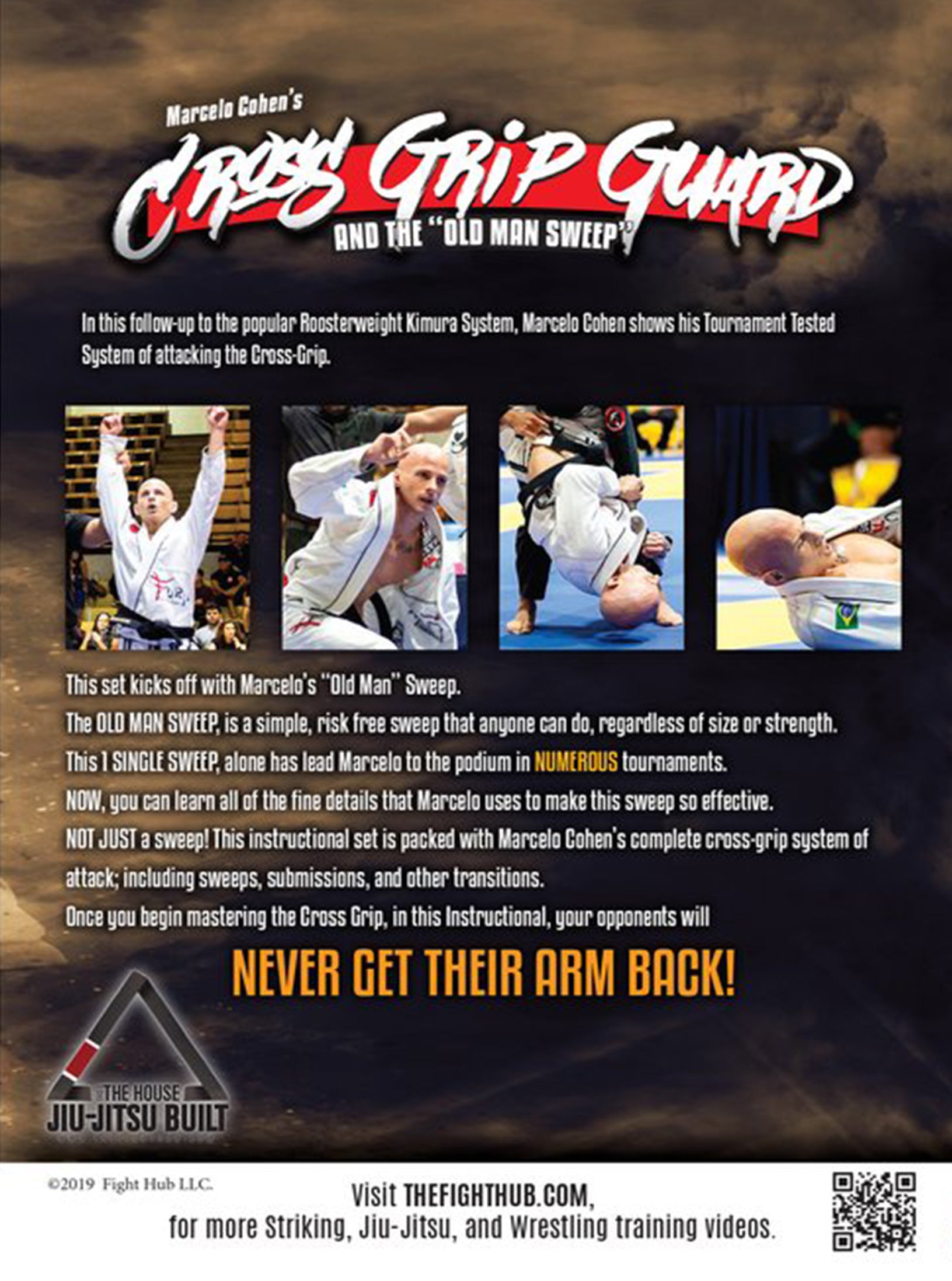 Cross Grip Guard and Old Man Sweep by Marcelo Cohen image 2