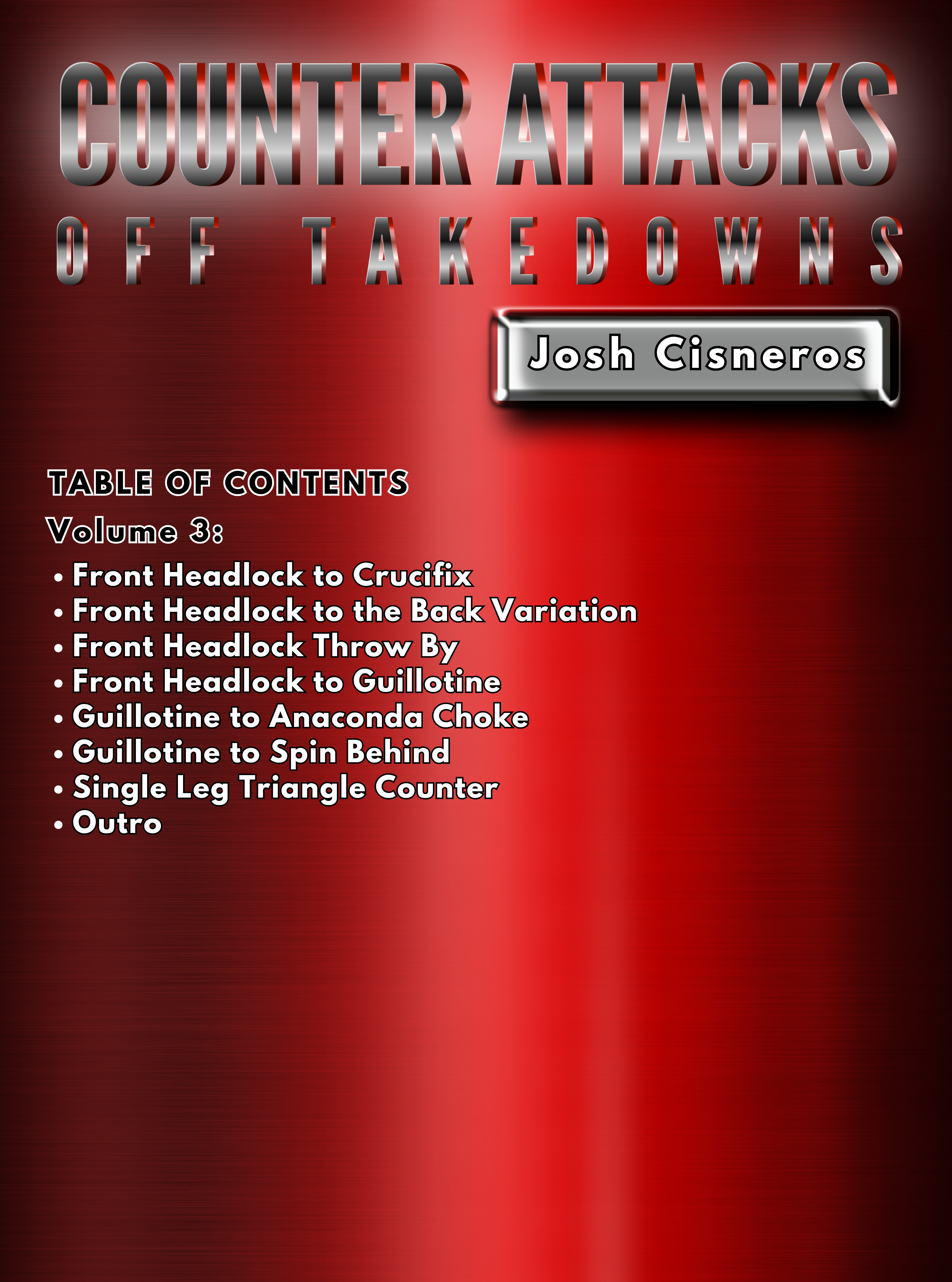 Counter Attacks Off Takedowns by Josh Cisneros image 2