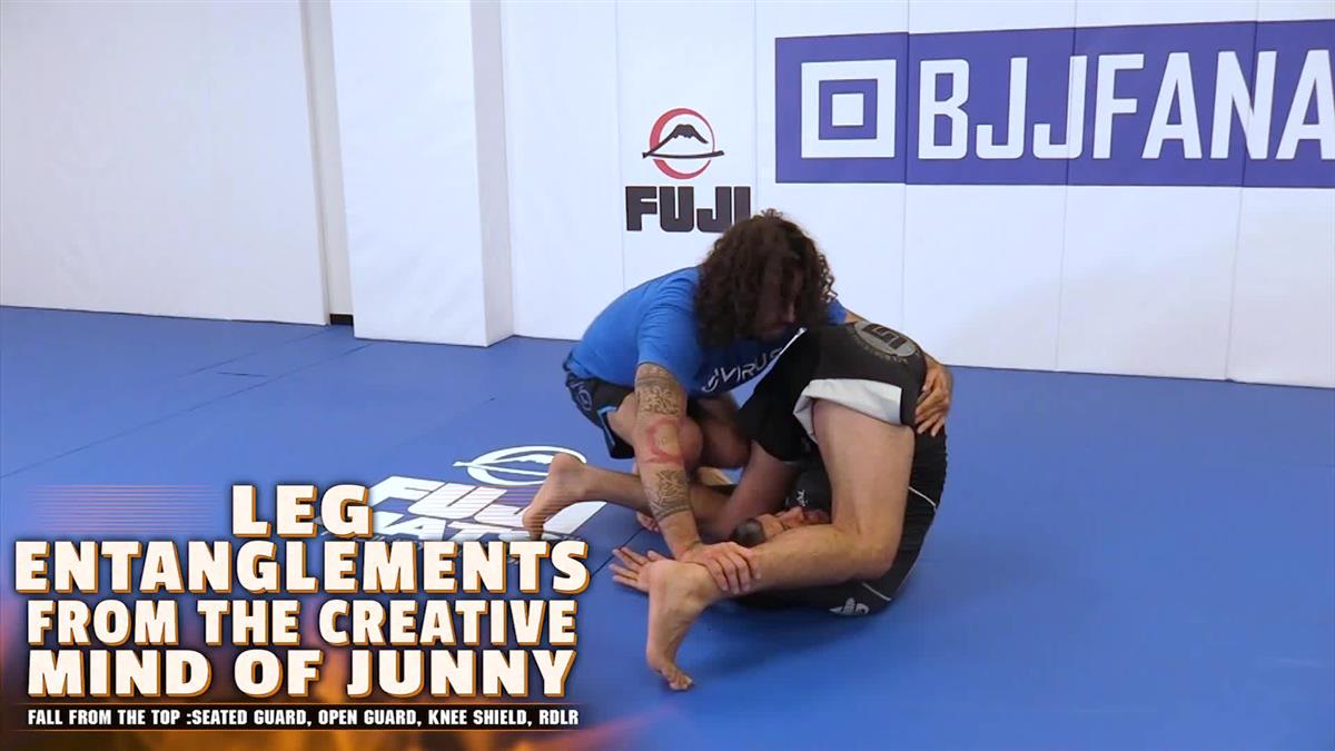 Leg Entanglements From The Creative Mind of Junny Fall From The Top: Seated Guard, Open Guard, Knee Shield, RDLR by Junny Ocasio image 3