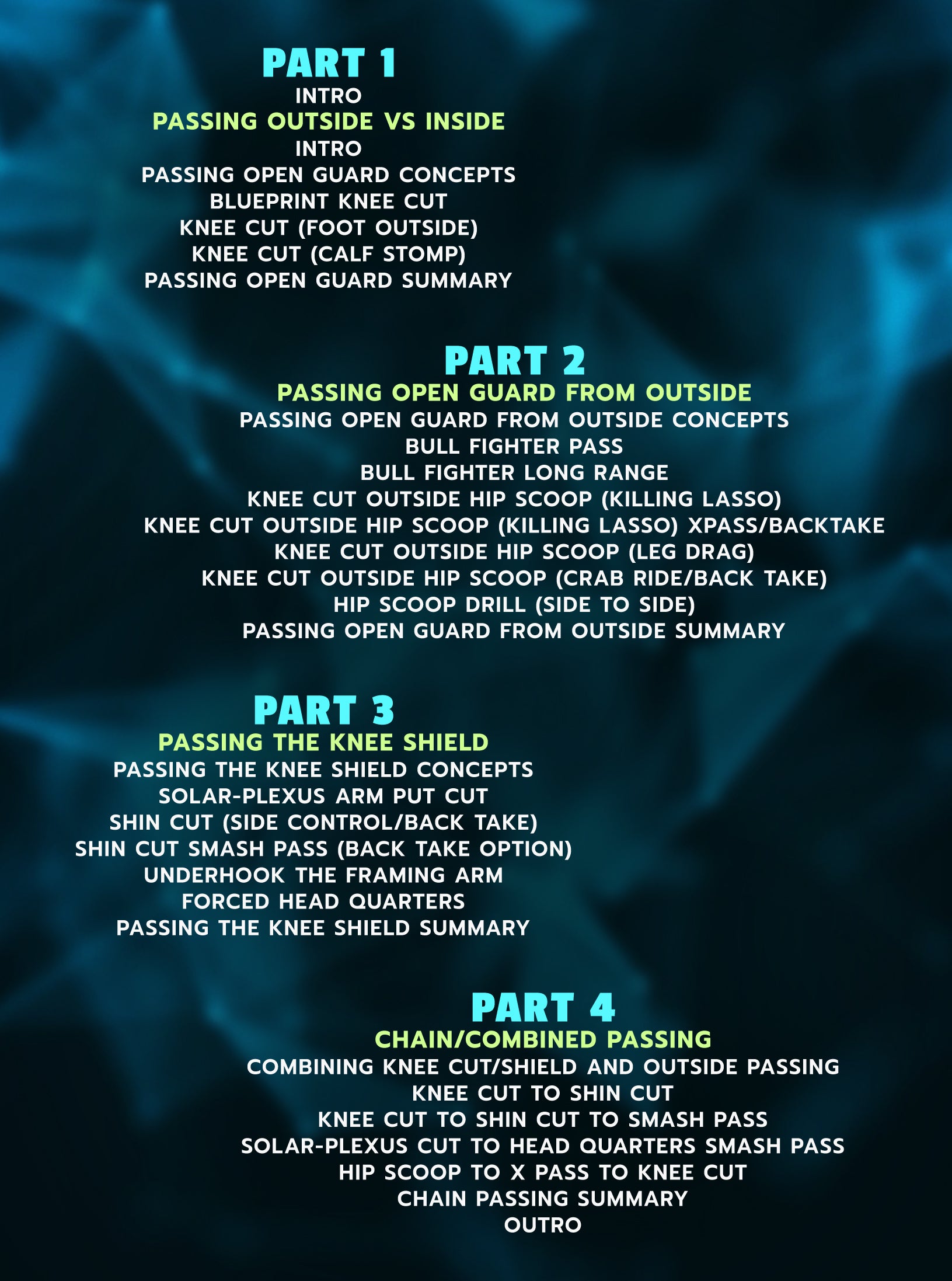 Junny's Passing The Guard: Outside/Inside Passing, Knee Shield, Chain Passing by Junny Ocasio image 2