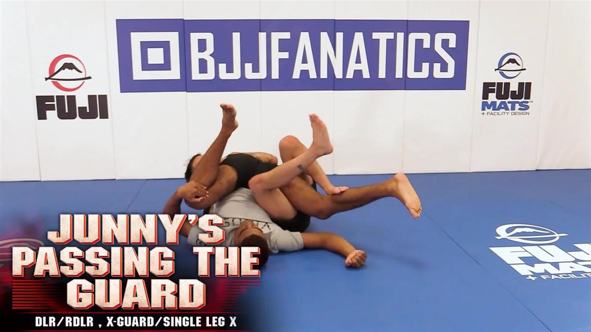 Junny's Passing The Guard: DLR/RDLR, X-Guard/Single Leg X by Junny Ocasio image 3