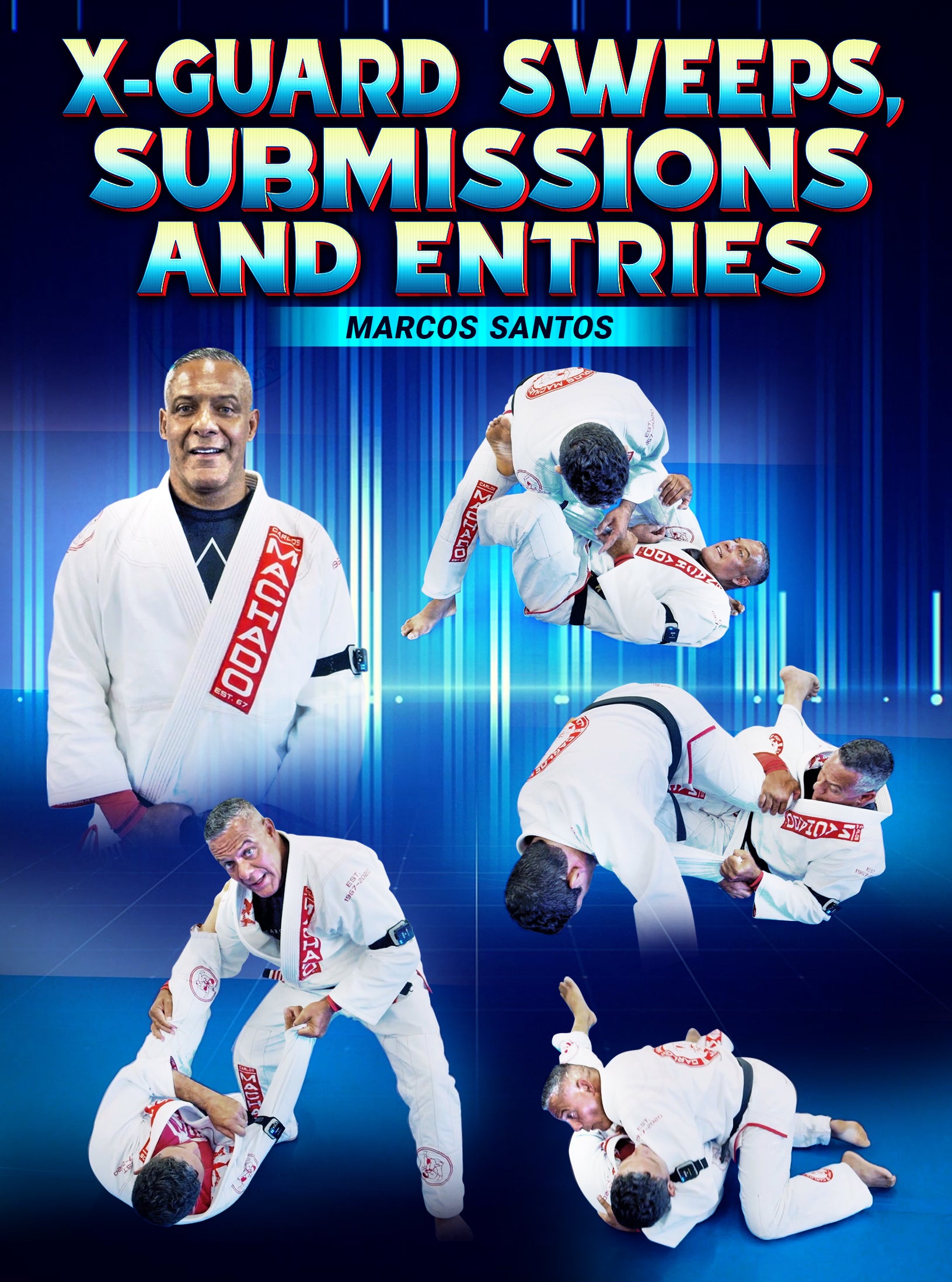 X Guard Sweeps, Submissions and Entries by Marcos Santos image 1