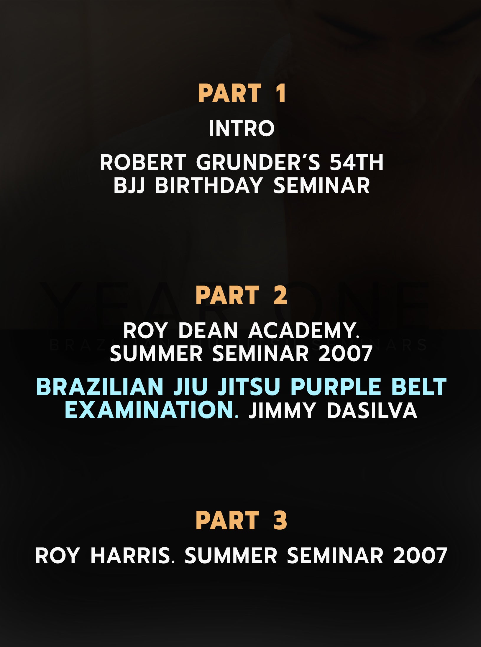 Year One Seminars by Roy Dean image 2
