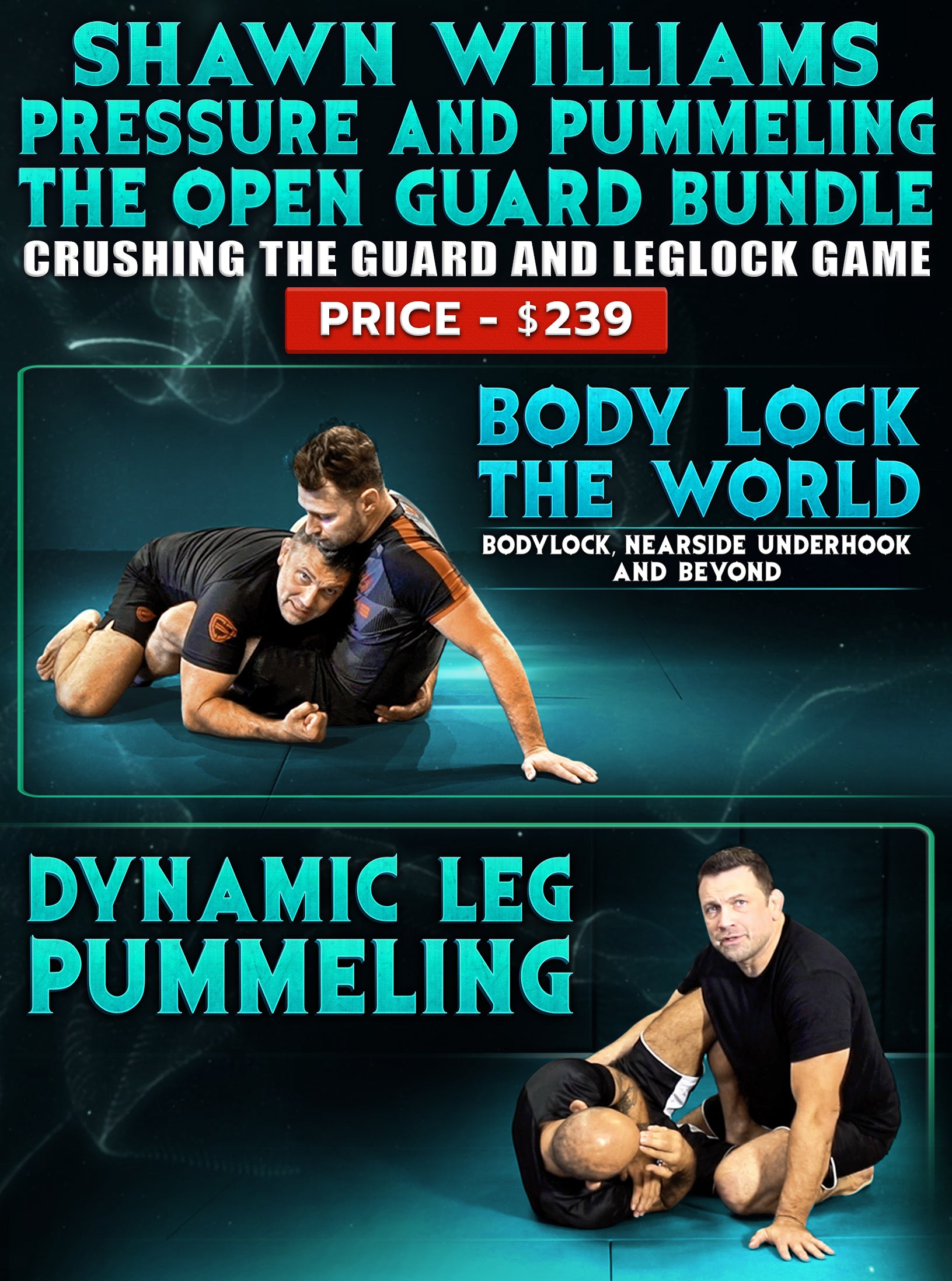 Pressure and Pummeling: The Open Guard Bundle by Shawn Williams