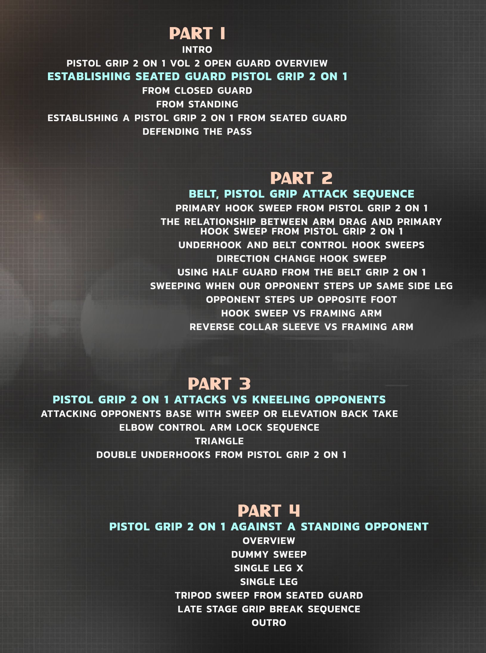 Connected Reaction: Pistol Grip 2 on 1 Volume 2: Open Guard by Paul Schreiner image 2