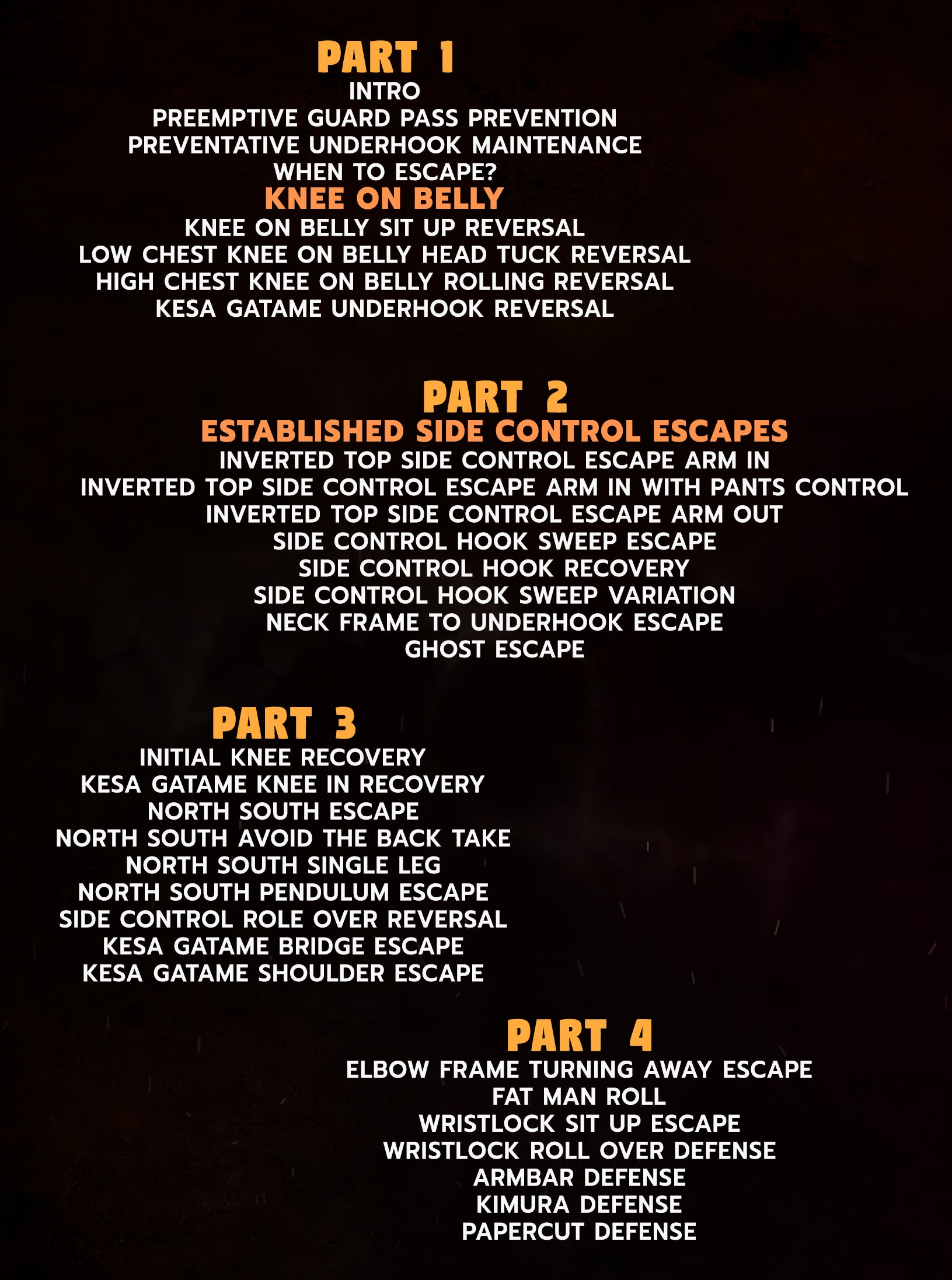 Gracie Fundamentals: Side Control Escapes by Rayron Gracie image 2