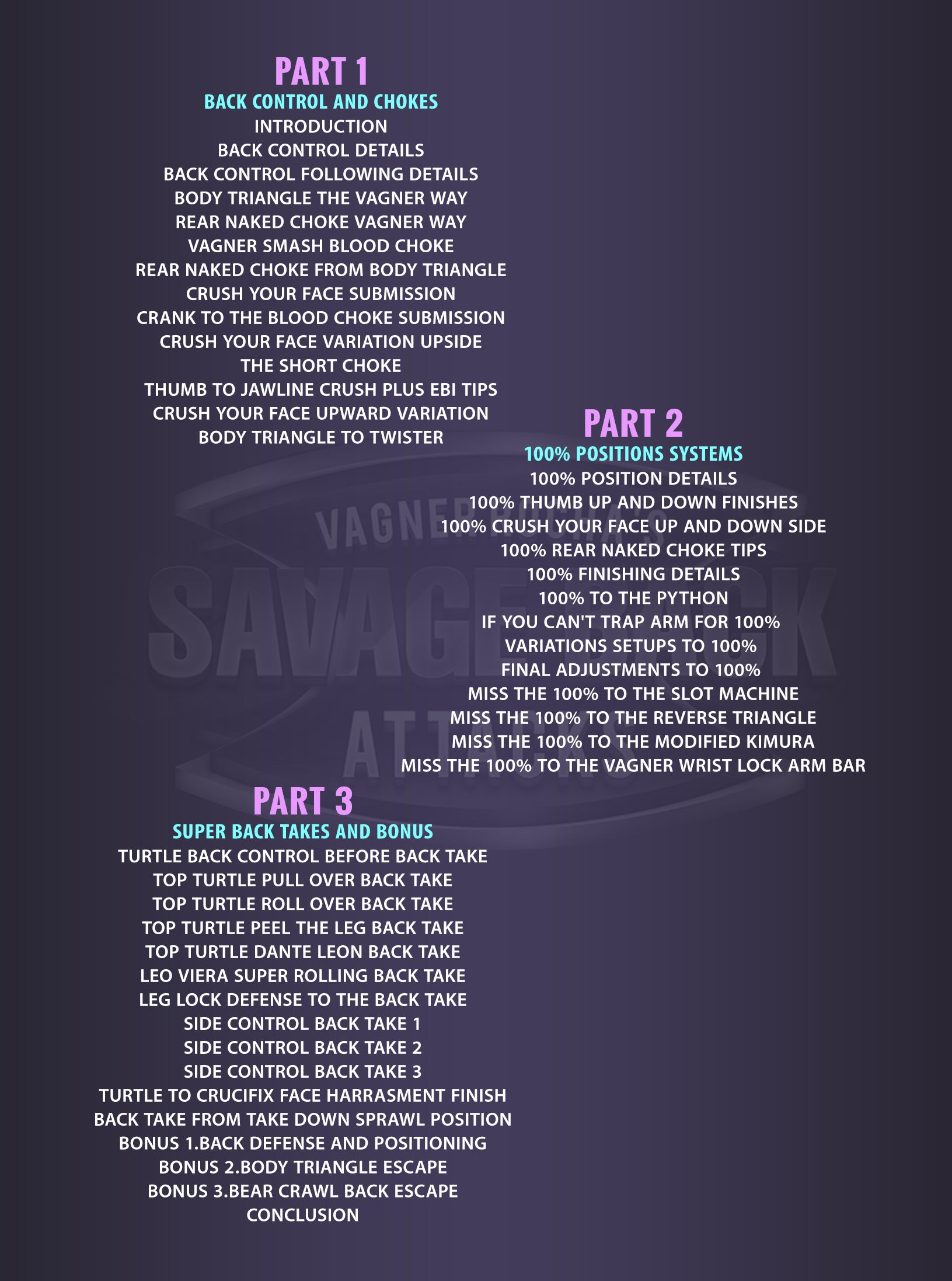 Savage Back Attacks by Vagner Rocha BJJ image 2