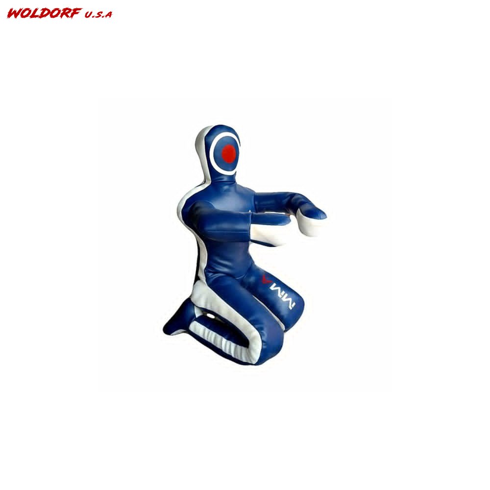 MMA Martial Arts Brazilian Grappling Dummy Jiu Jitsu Punching bag Blue