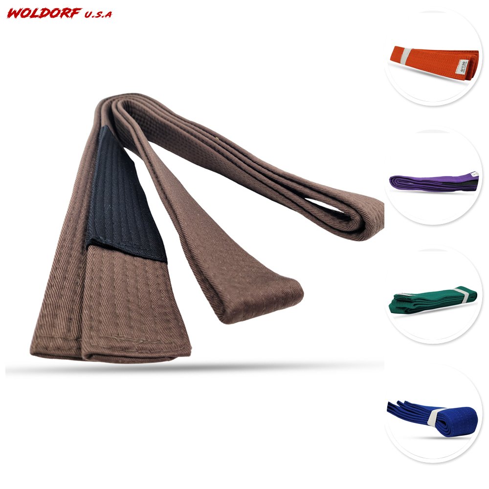 Woldorf USA JIU JITSU BELTS IN COTTON