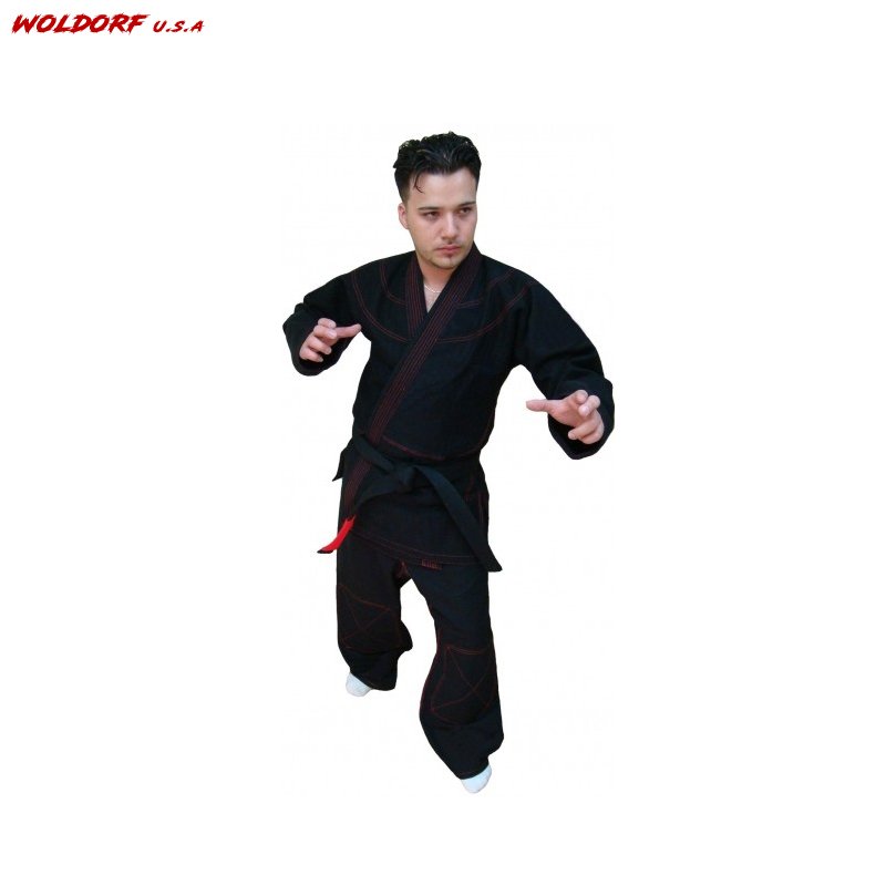 GOOD LUCK JIU JITSU KIMONO BLACK