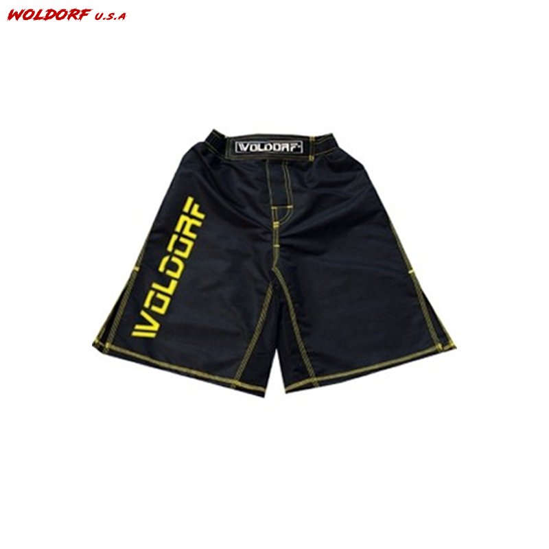 MMA board short in nylon with spandex