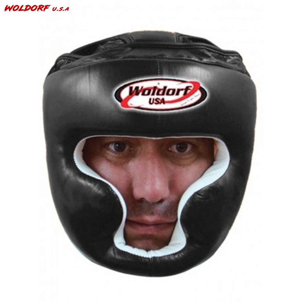 Muay thai Head Gear in leather