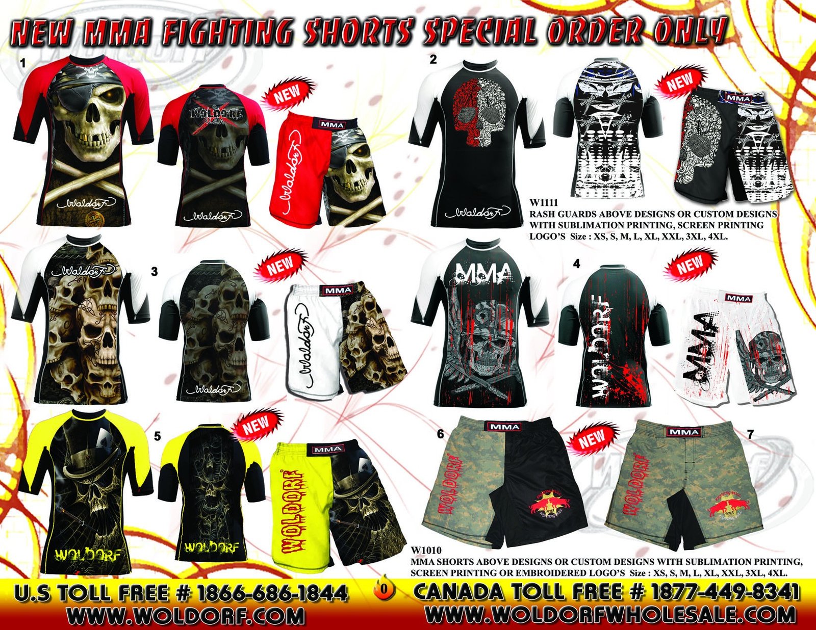 New designs MMA shorts/Rash Guards Must see