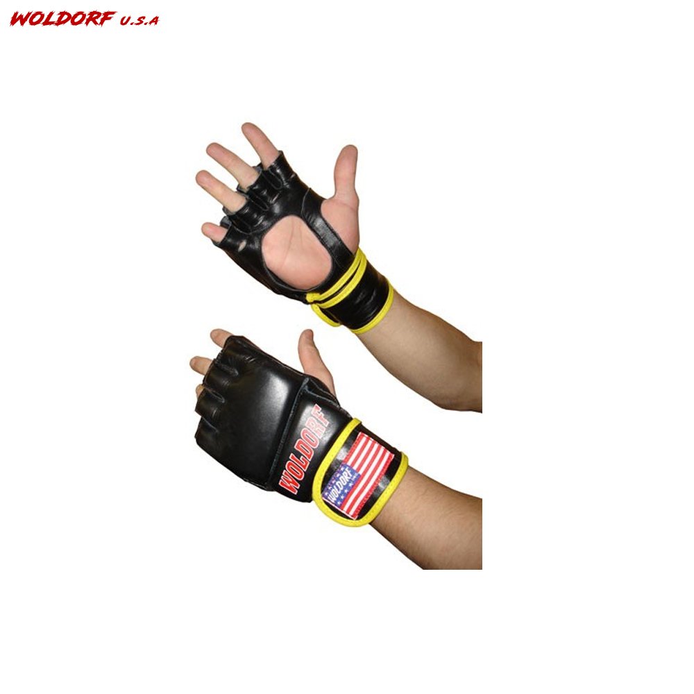 MMA training gloves in top grade leather