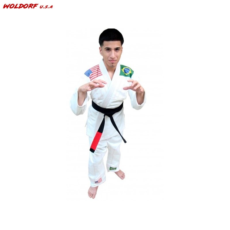 Woldorf USA Gold Weave Jiu Jitsu Uniform