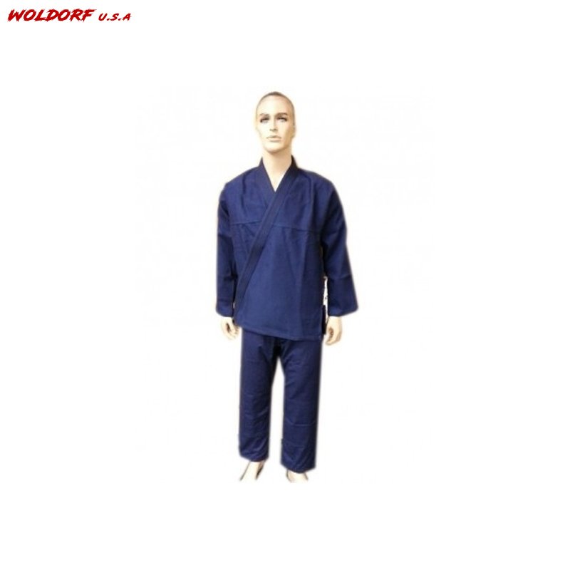 Pearl Weave Jiu Jitsu Kimono in Navy Blue NO LOGO