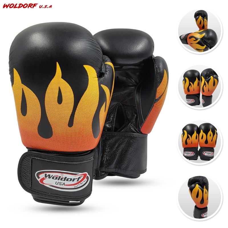 Flame Style Boxing Gloves