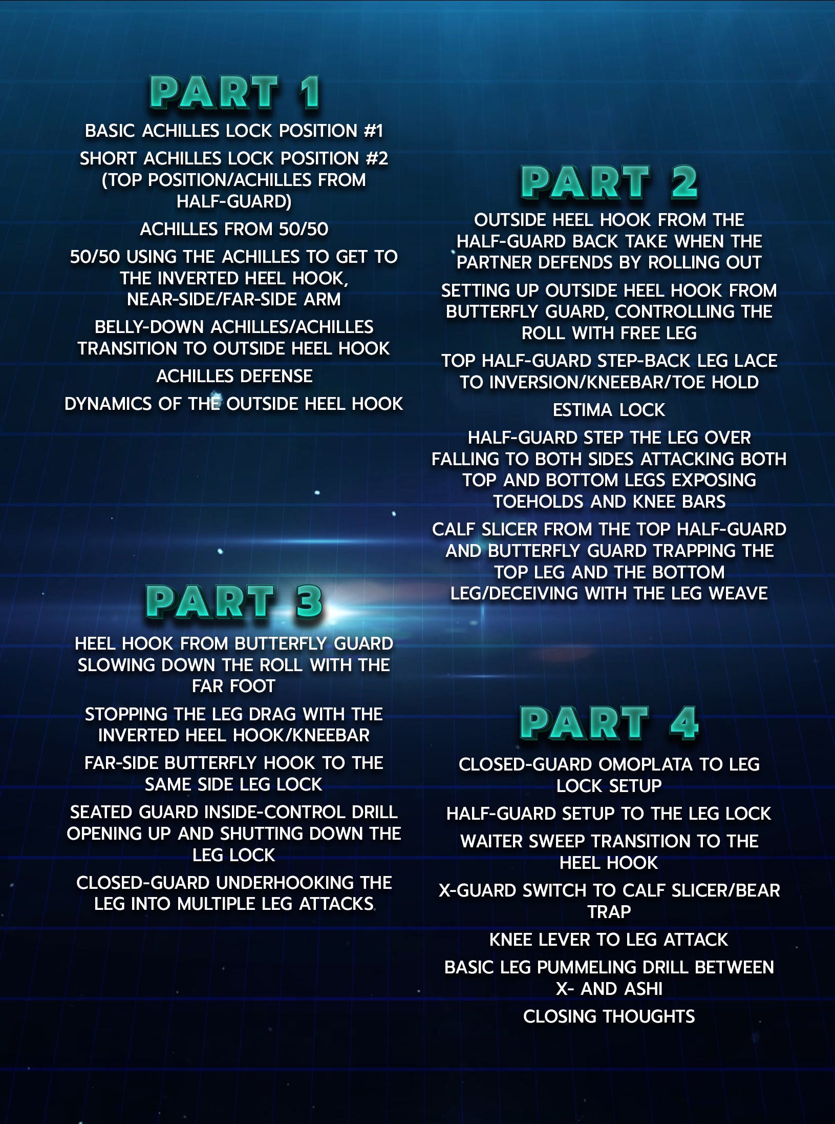 Blue Print to Beginner: Intermediate Leglocks by Tom DeBlass image 2