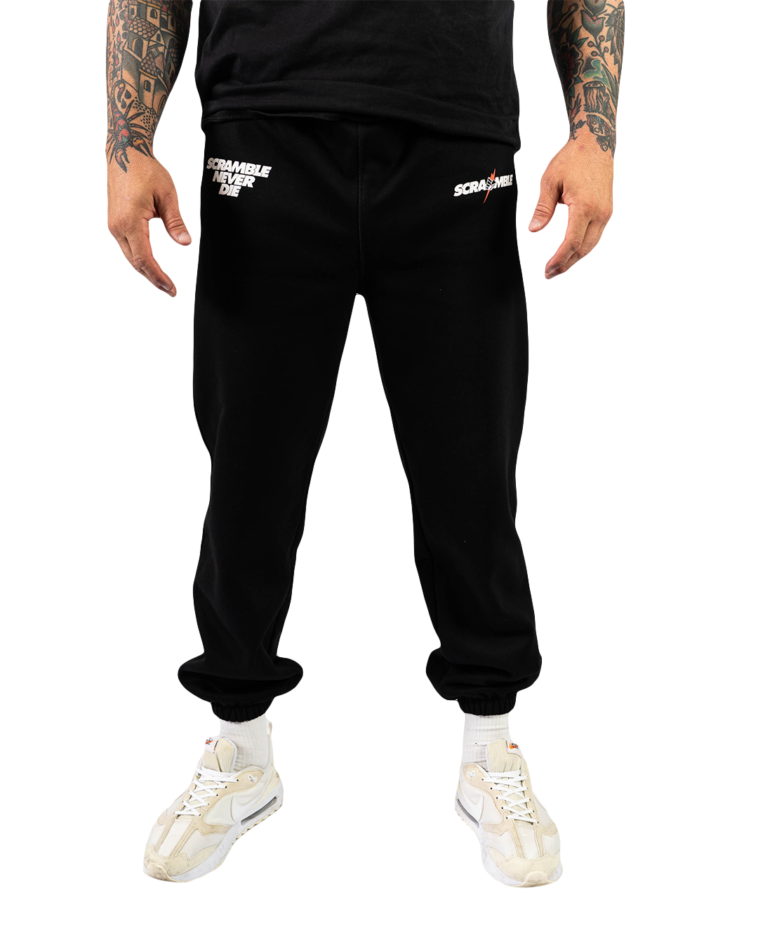 Scramble Never Die Joggers – Black