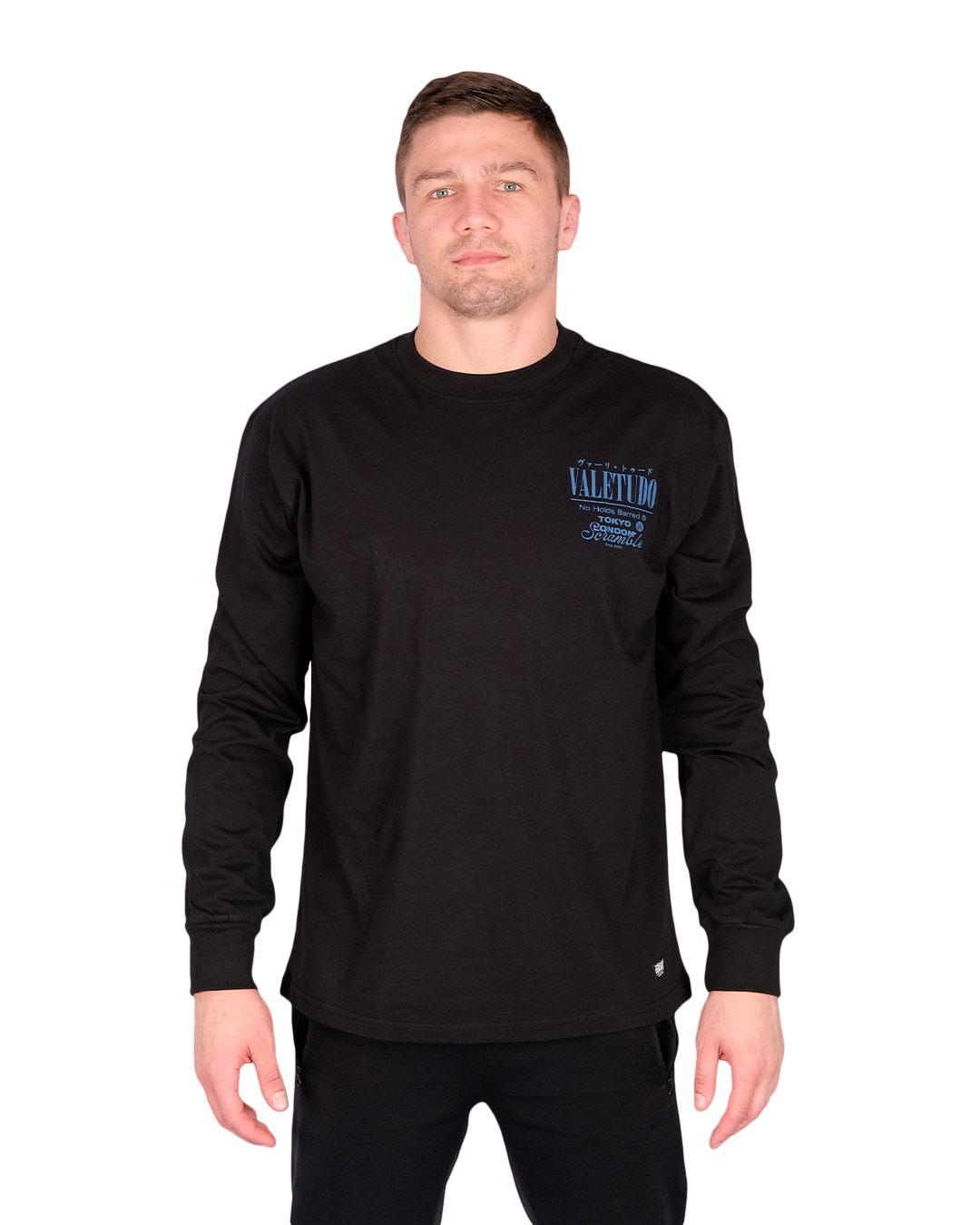Vale Tudo T-Shirt Long Sleeve – Black