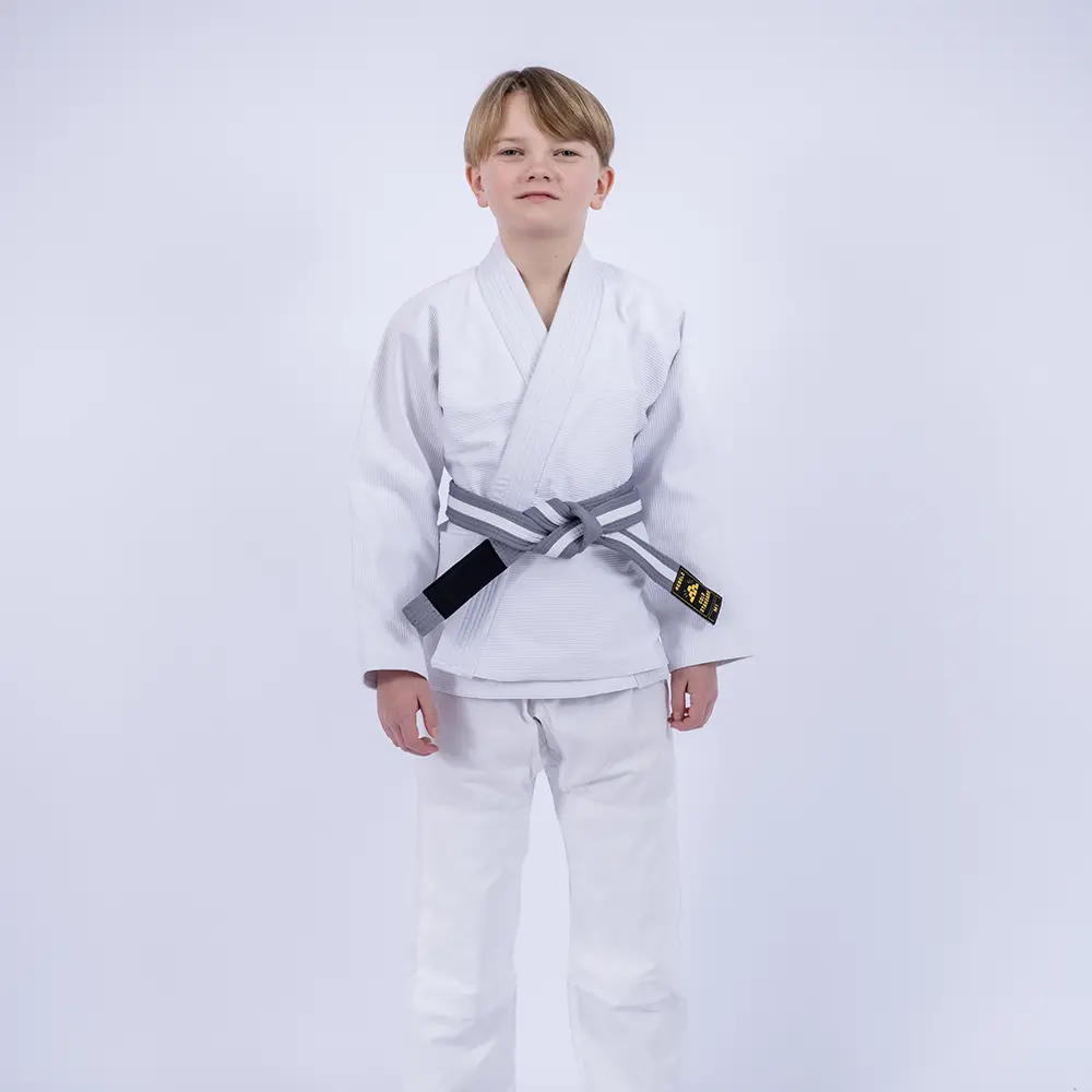 Rebelz BJJ Gi Kids Academy 2 white