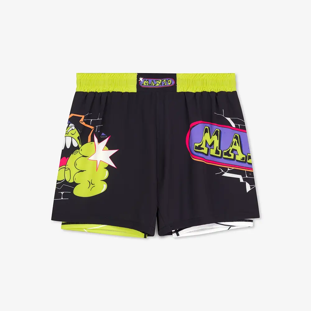 Manto Shorts 2-in-1 Mitte