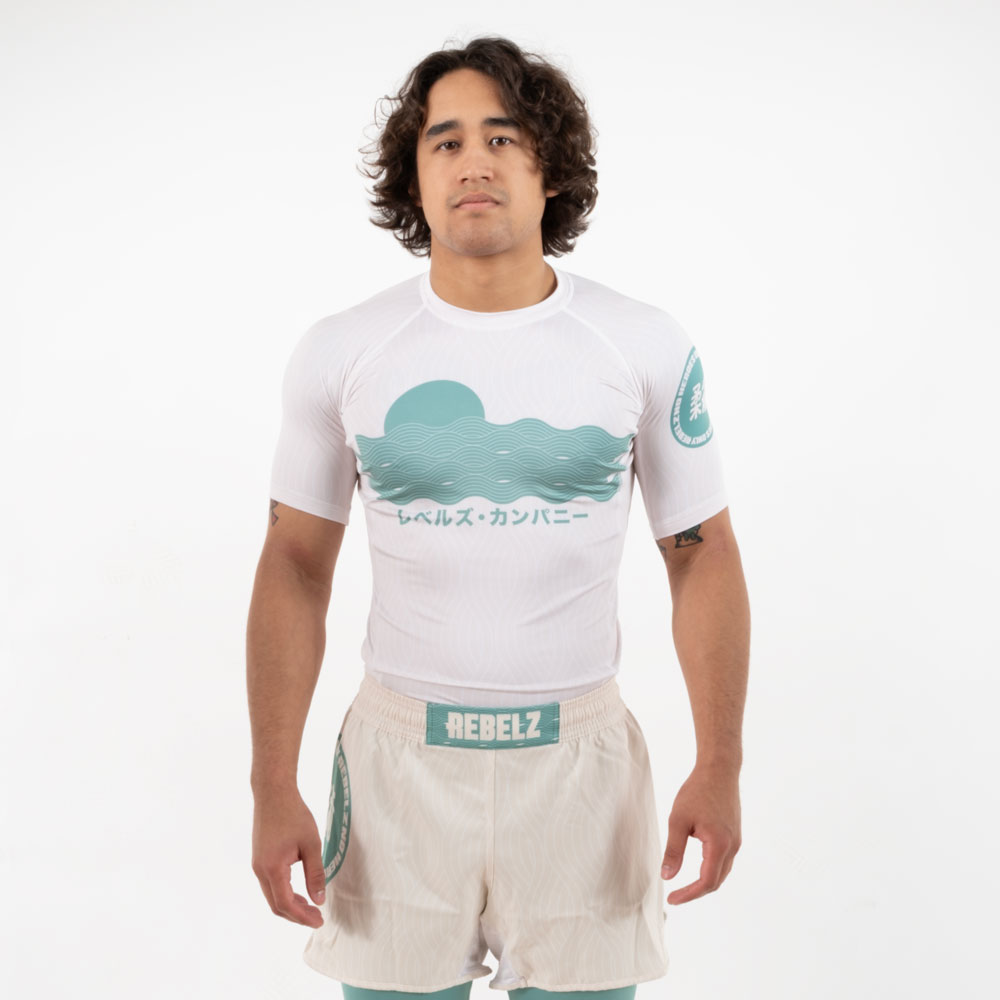 Rebelz Rashguard Hinode jade green