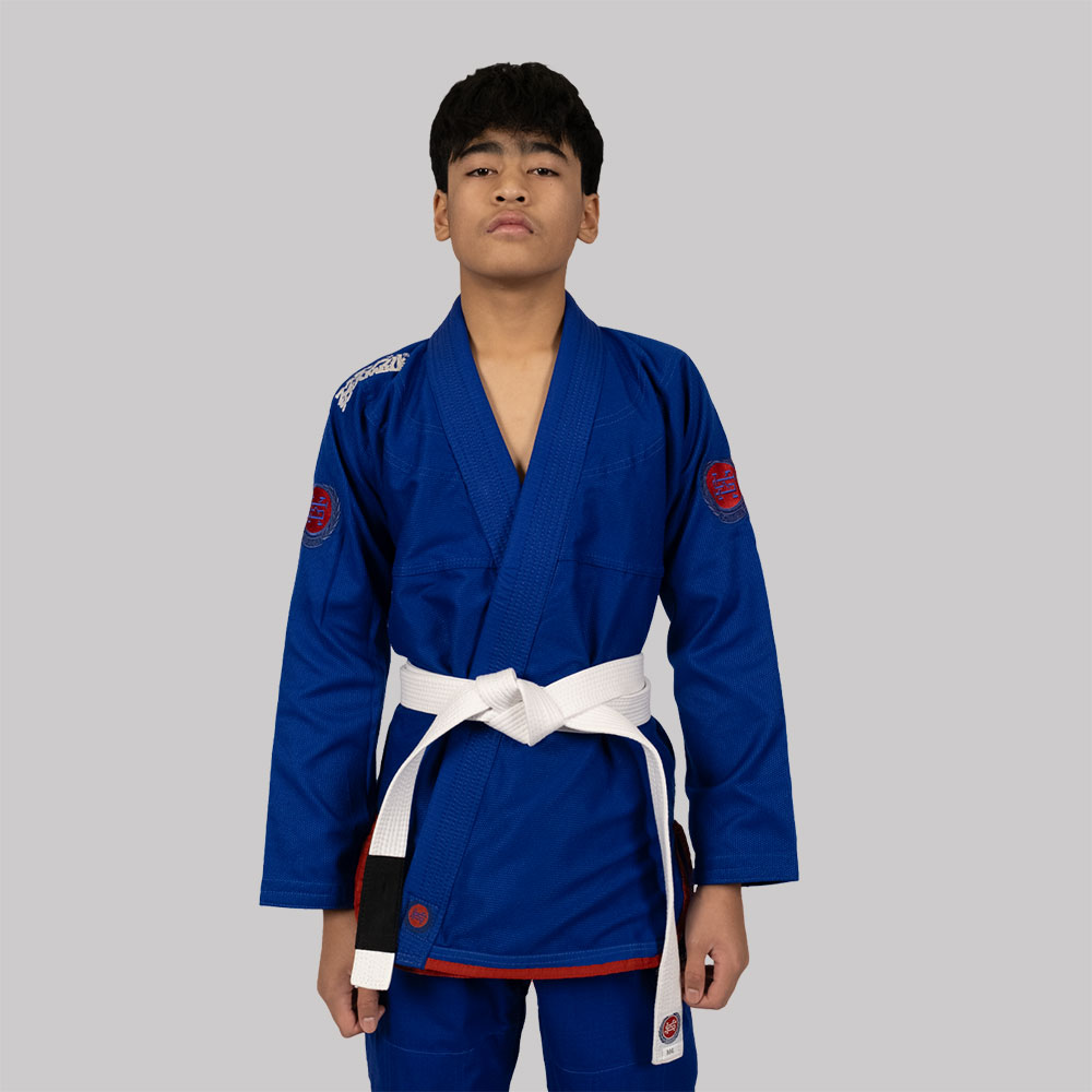 Scramble BJJ Gi Athlete Kids blue