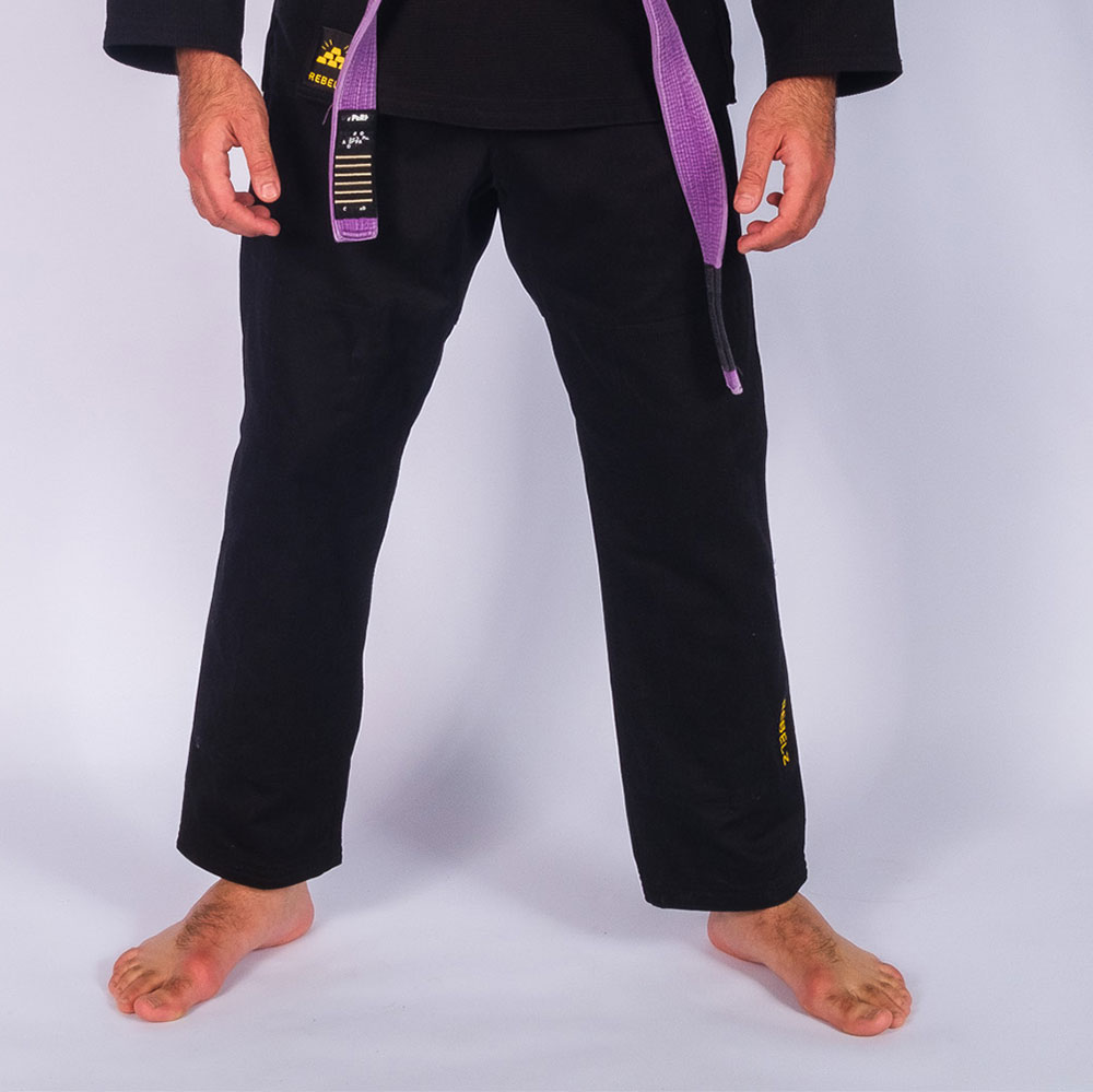 Rebelz BJJ Pants Gold Standard 3 black
