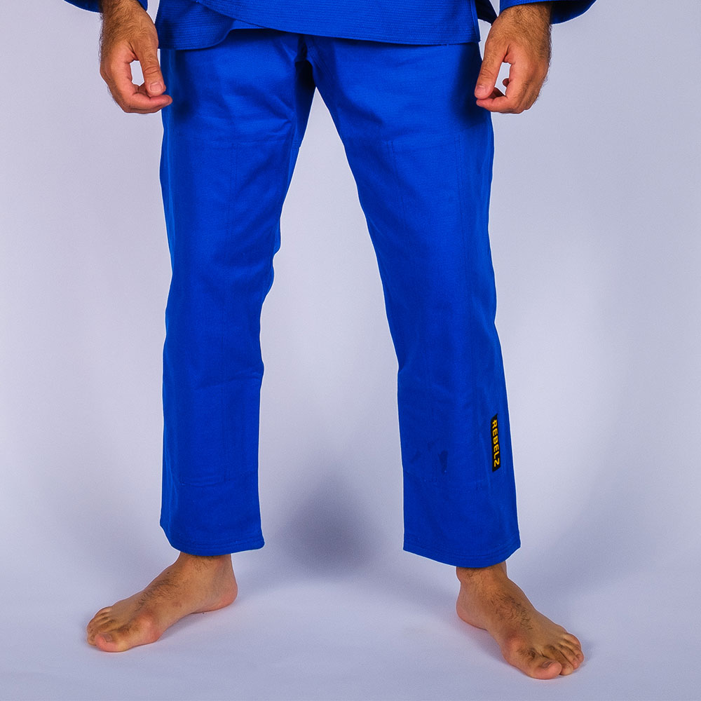 Rebelz BJJ Pants Gold Standard 3 blue