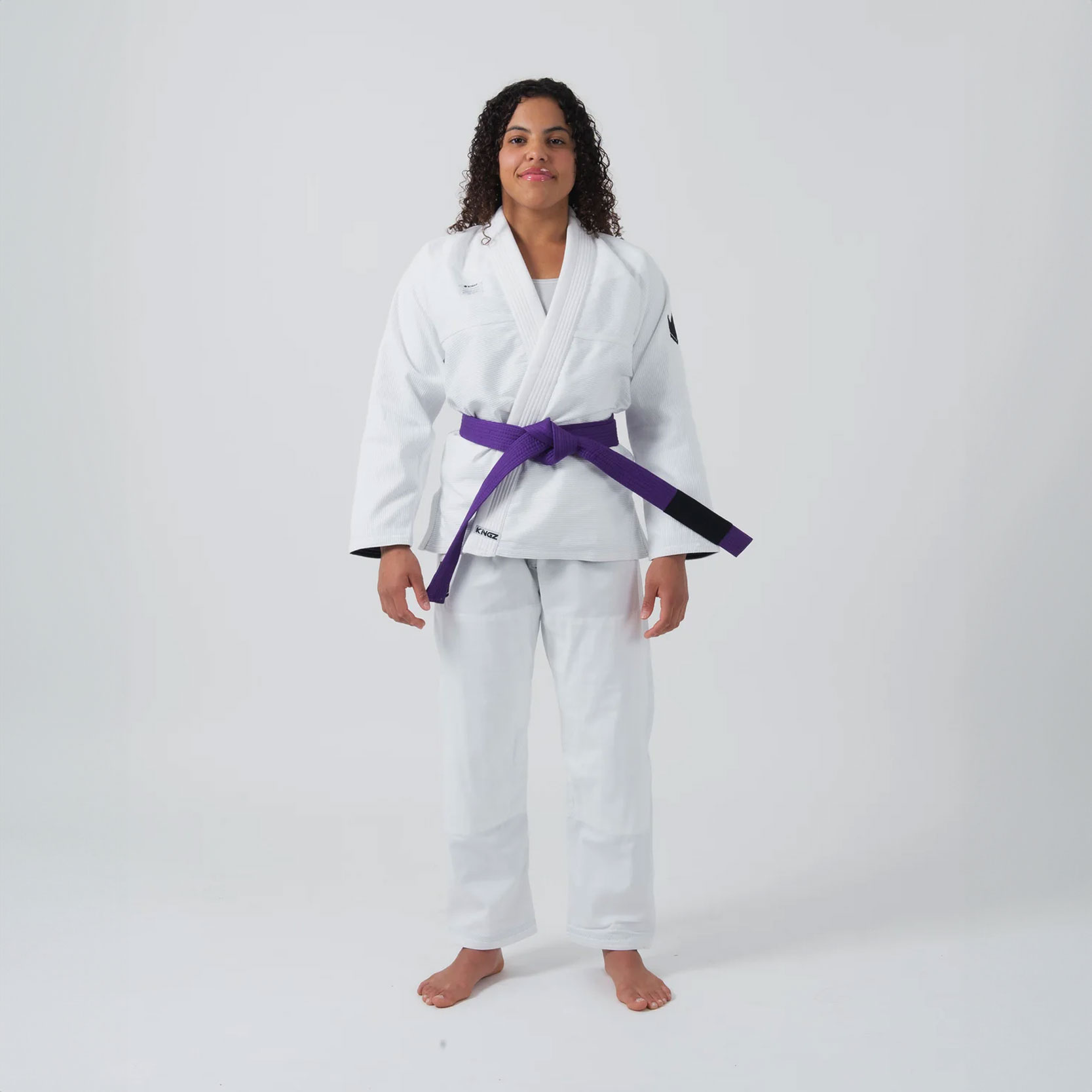 Kingz BJJ Gi Women Kore V2 IBJJF white
