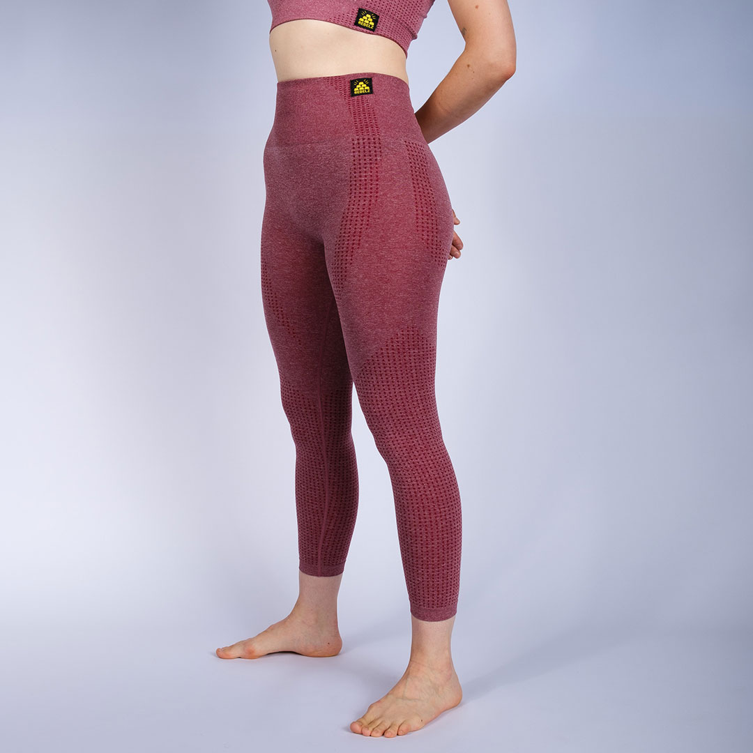 Rebelz Seamless Tights Women Gold Standard red