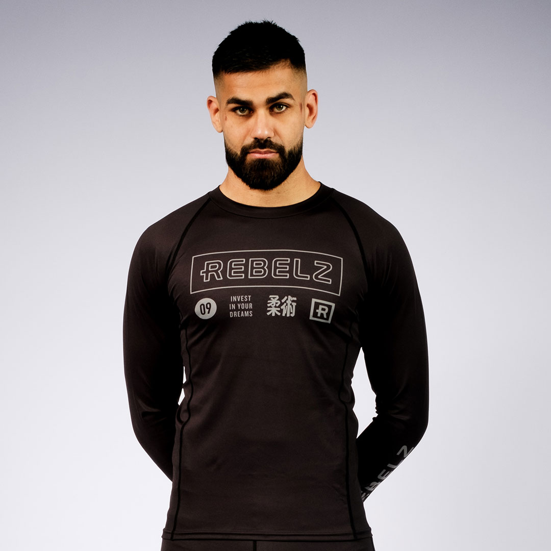 Rebelz Rashguard Men Stealth 2.0 Long Sleeve