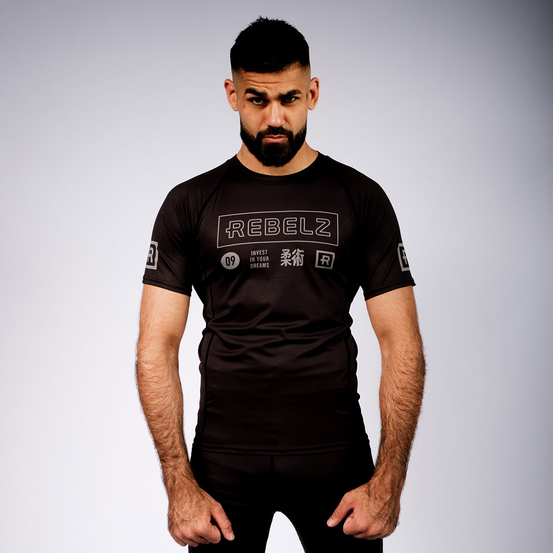 Rebelz Rashguard Men Stealth 2.0 Short Sleeve