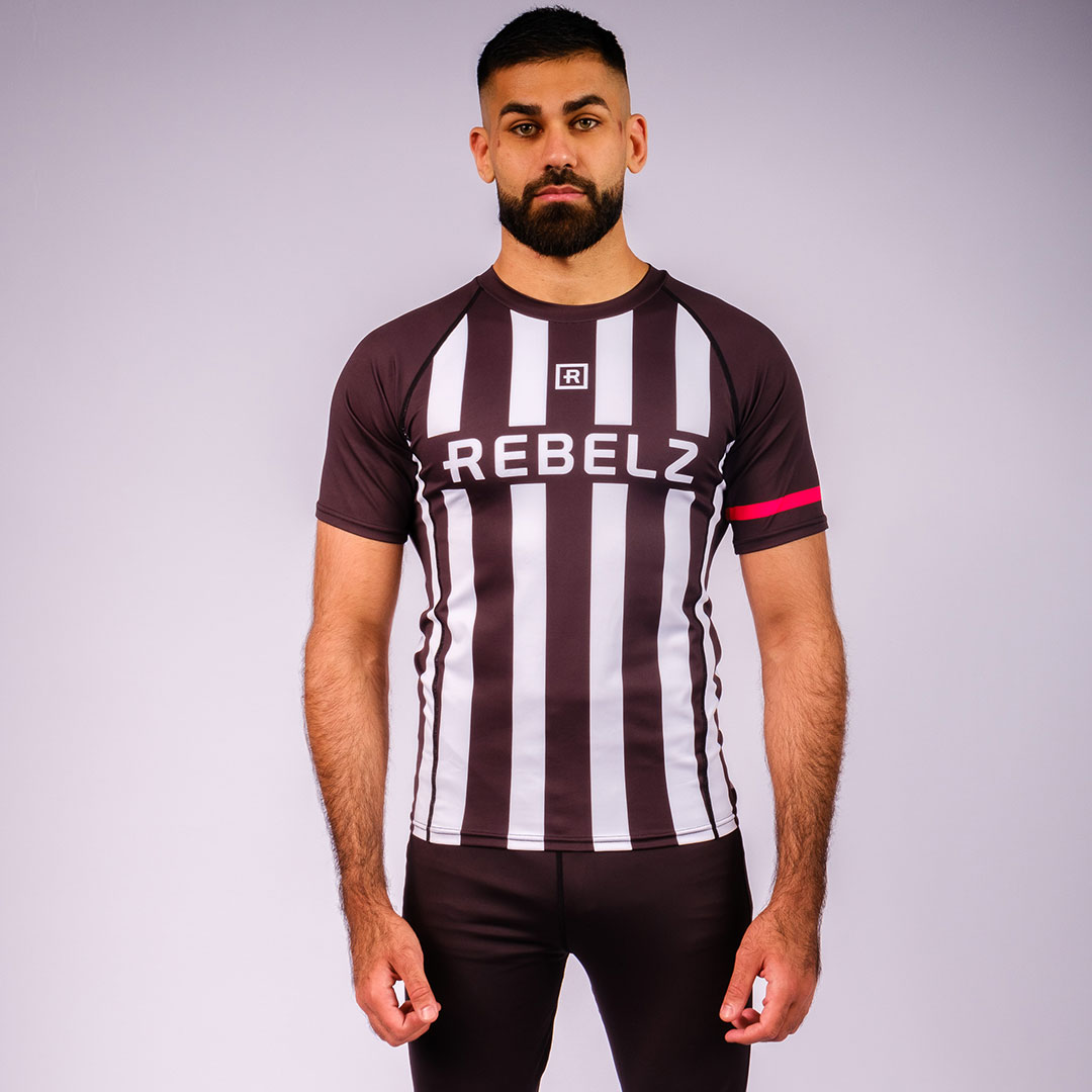 Rebelz Rashguard Men Ranked Fight Club black