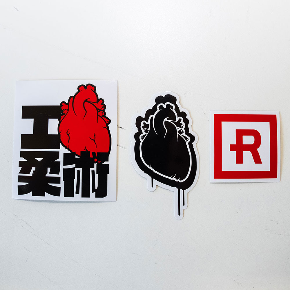Rebelz Sticker Pack I Heart Jiu Jitsu
