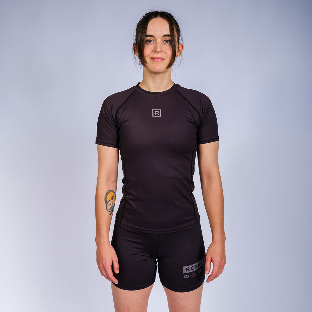 Rebelz Rashguard Women Stealth 2.0 Short Sleeve