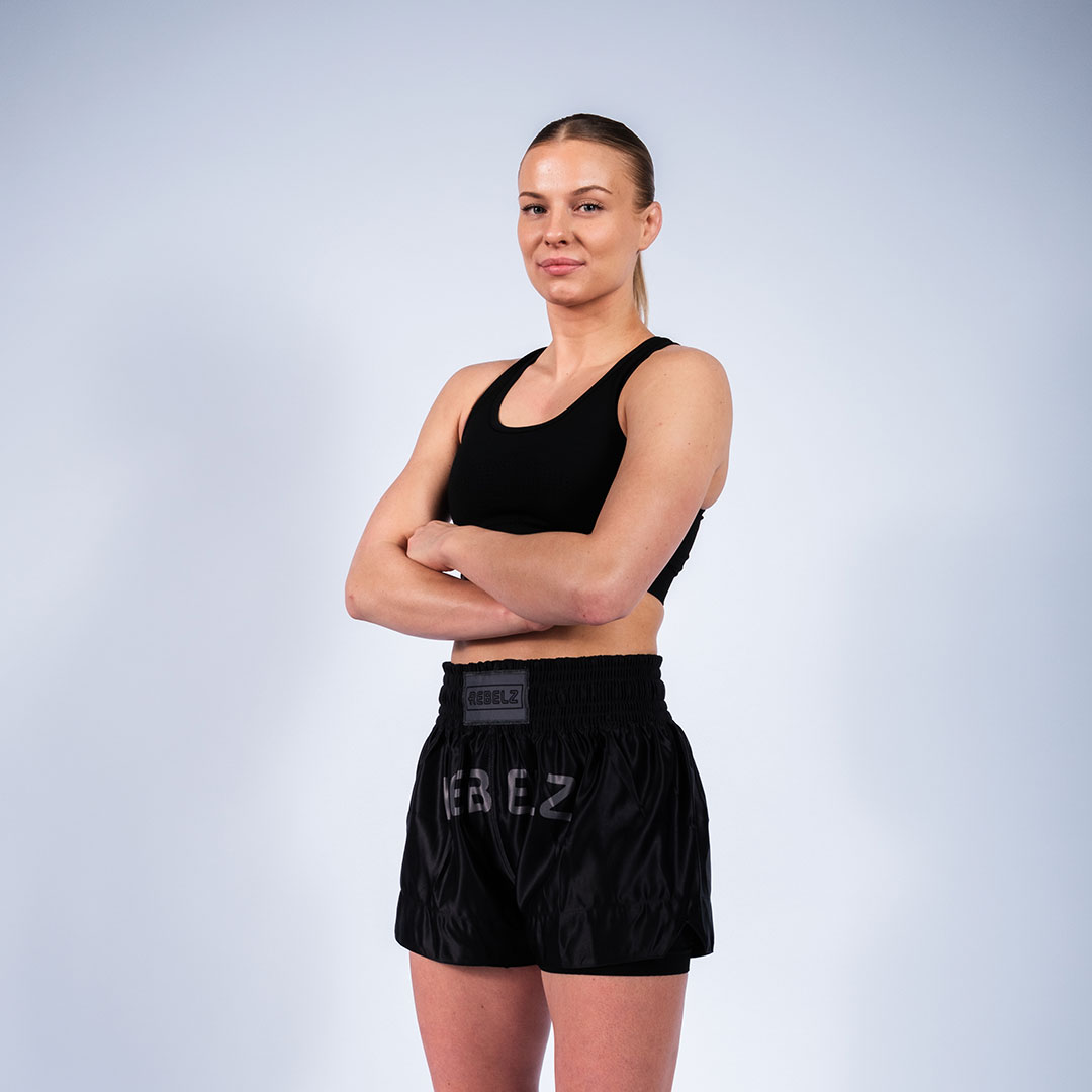 Rebelz Muay Thai Shorts Stealth