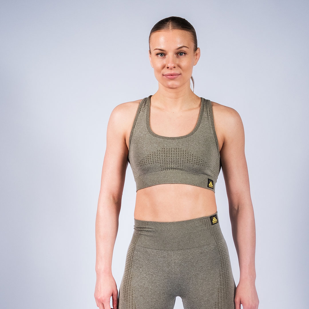 Rebelz Seamless Bra Women Gold Standard khaki