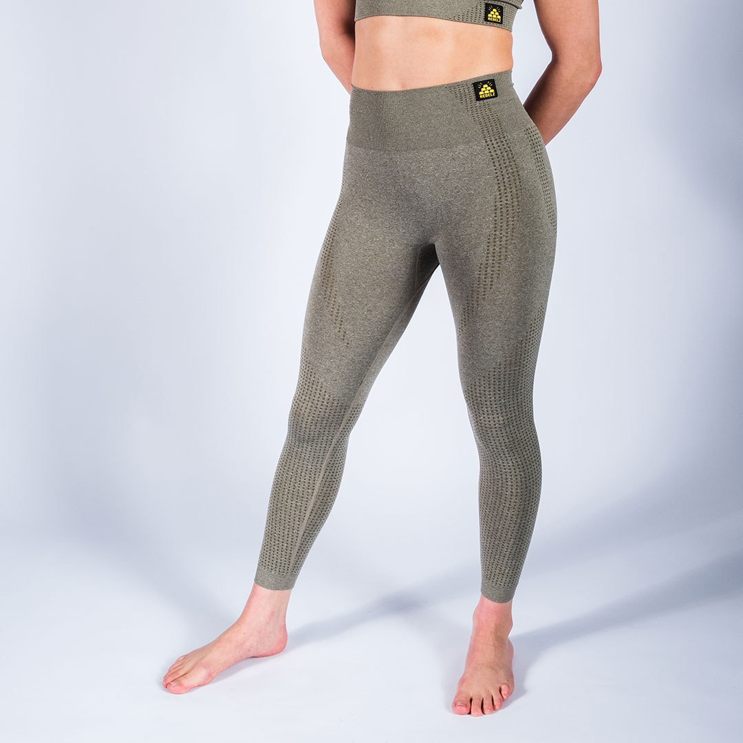 Rebelz Seamless Tights Women Gold Standard khaki