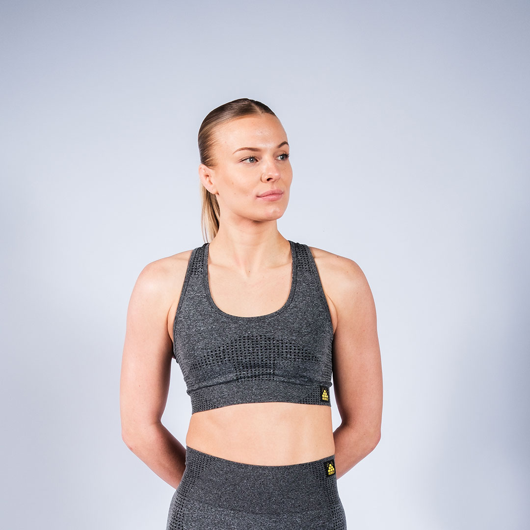 Rebelz Seamless Bra Women Gold Standard grey