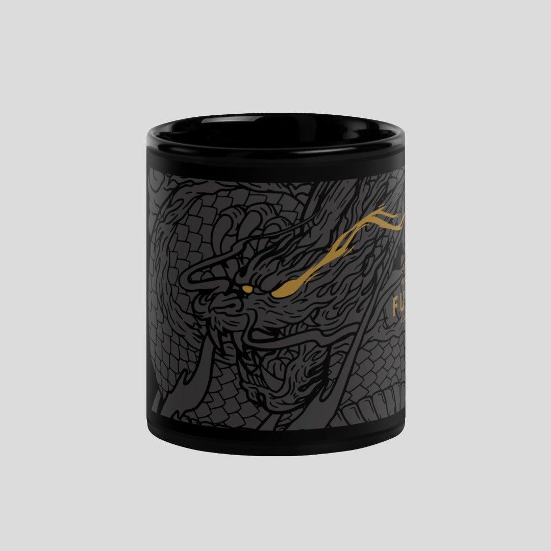 Dragon Slayer Glossy Mug Black