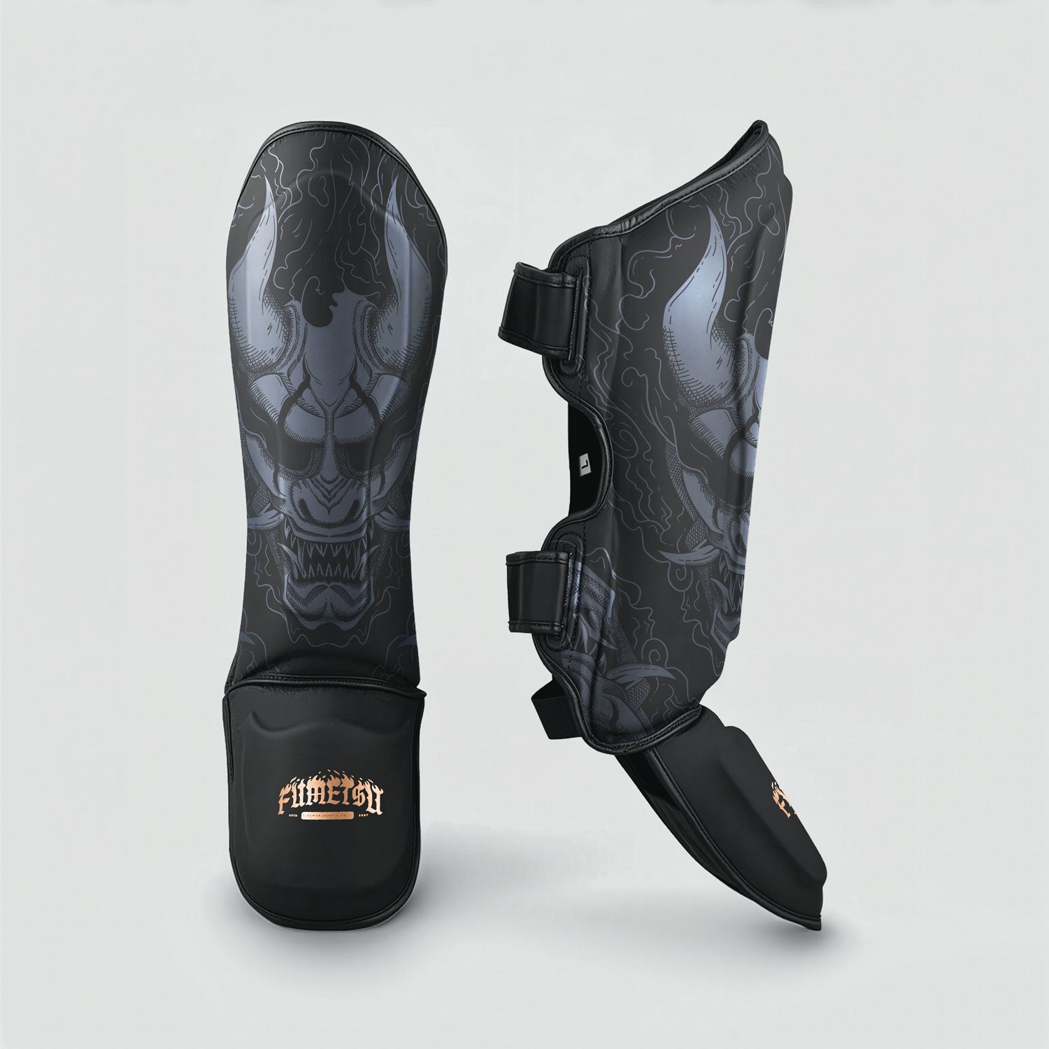 Oni Shin Guards Black/Grey/Bronze