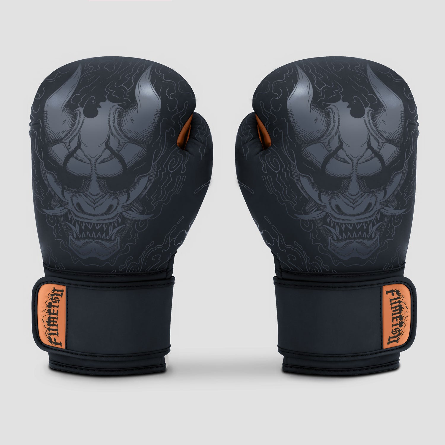 Oni Boxing Gloves Black/Grey/Bronze