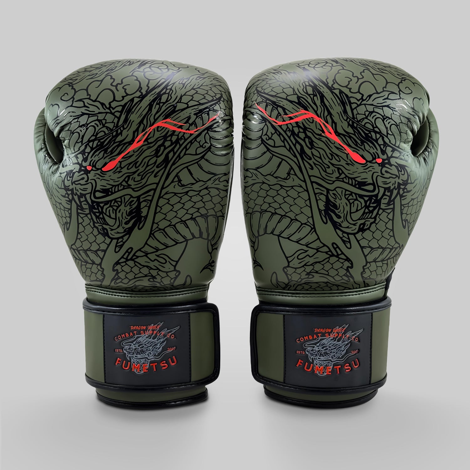 Dragon Slayer Boxing Gloves Khaki/Orange