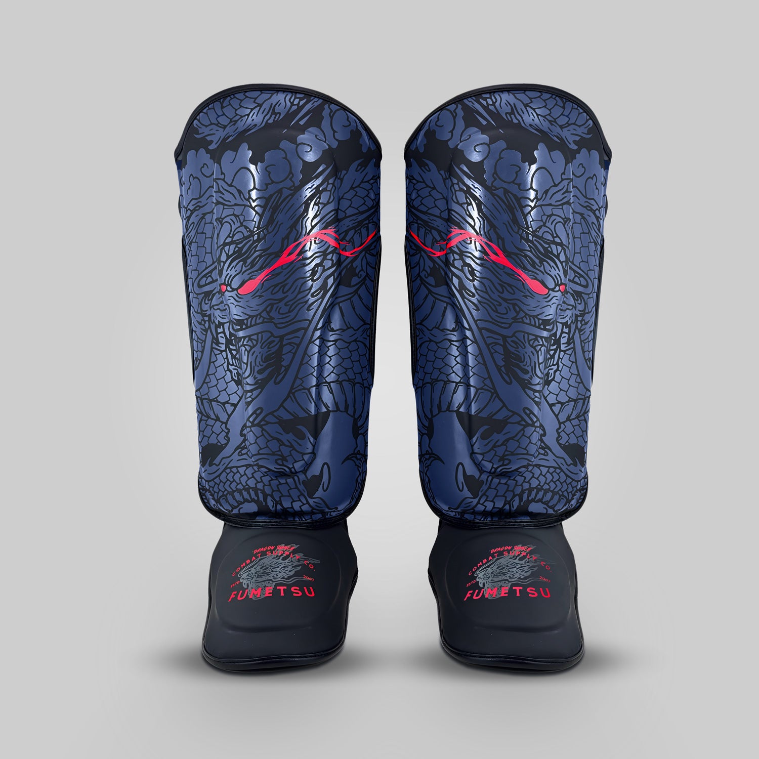 Dragon Slayer Shin Guards Blue/Black/Red