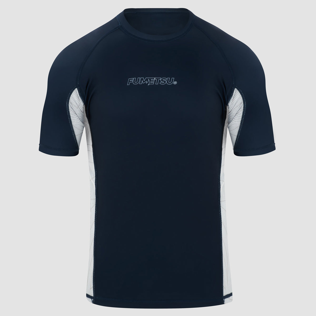 Icon Short Sleeve Rash Guard Navy/White