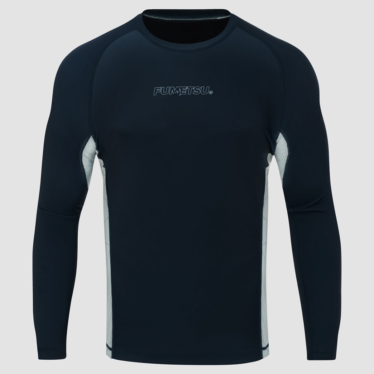 Icon Long Sleeve Rash Guard Navy/White
