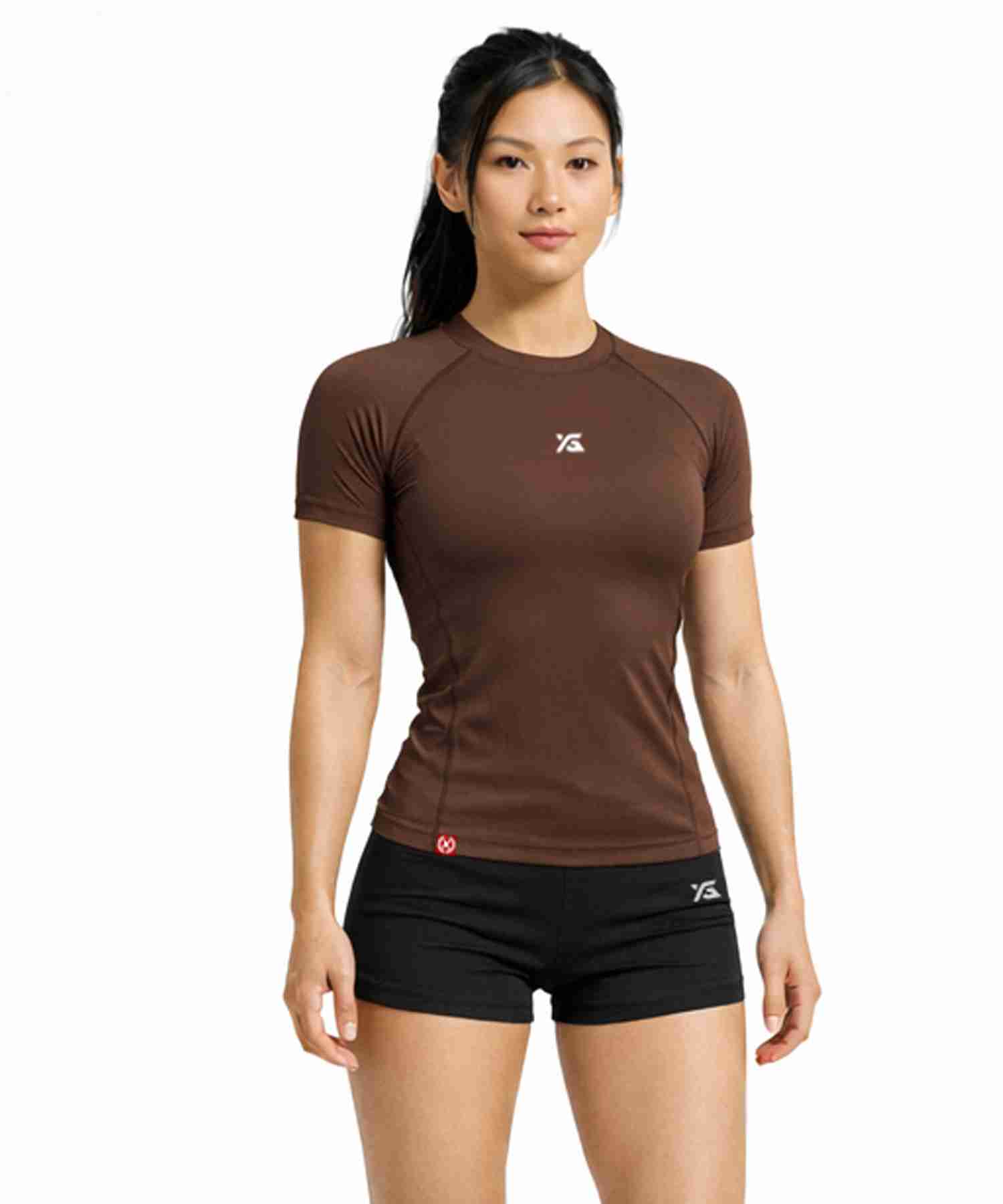 Brown Rank Rash Guard | IBJJF Approved