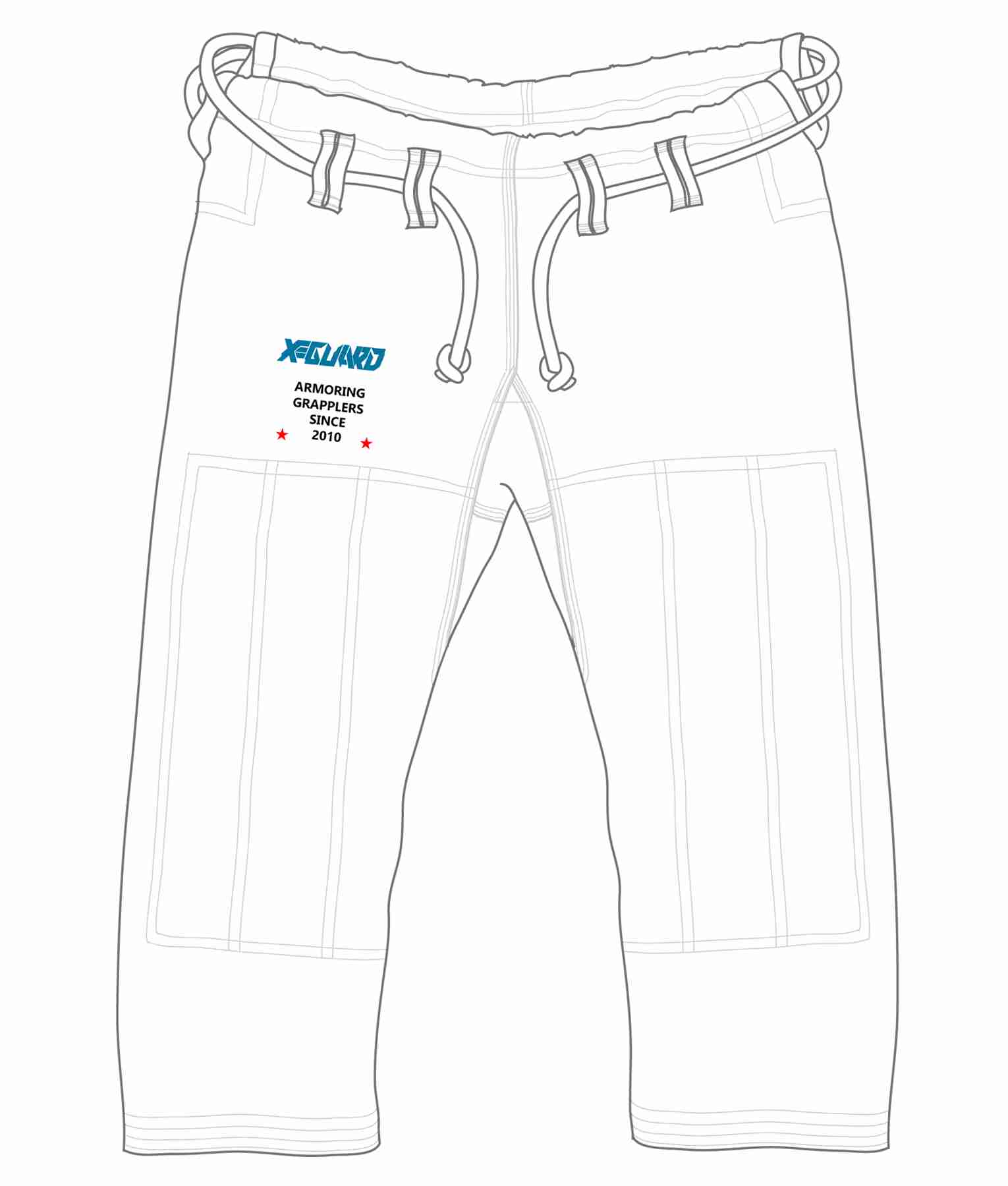 Rip Stop Pants (White)